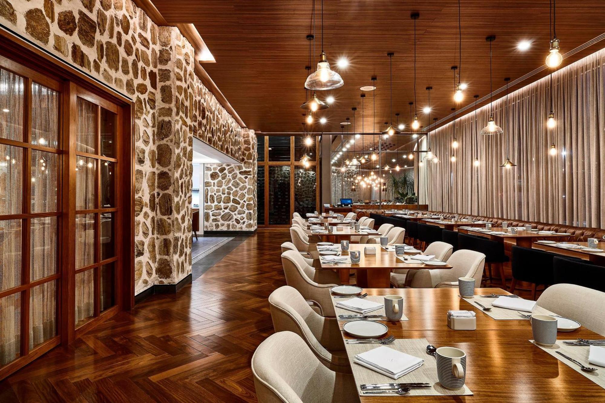 Sheraton Santos Hotel Εξωτερικό φωτογραφία The interior of the restaurant