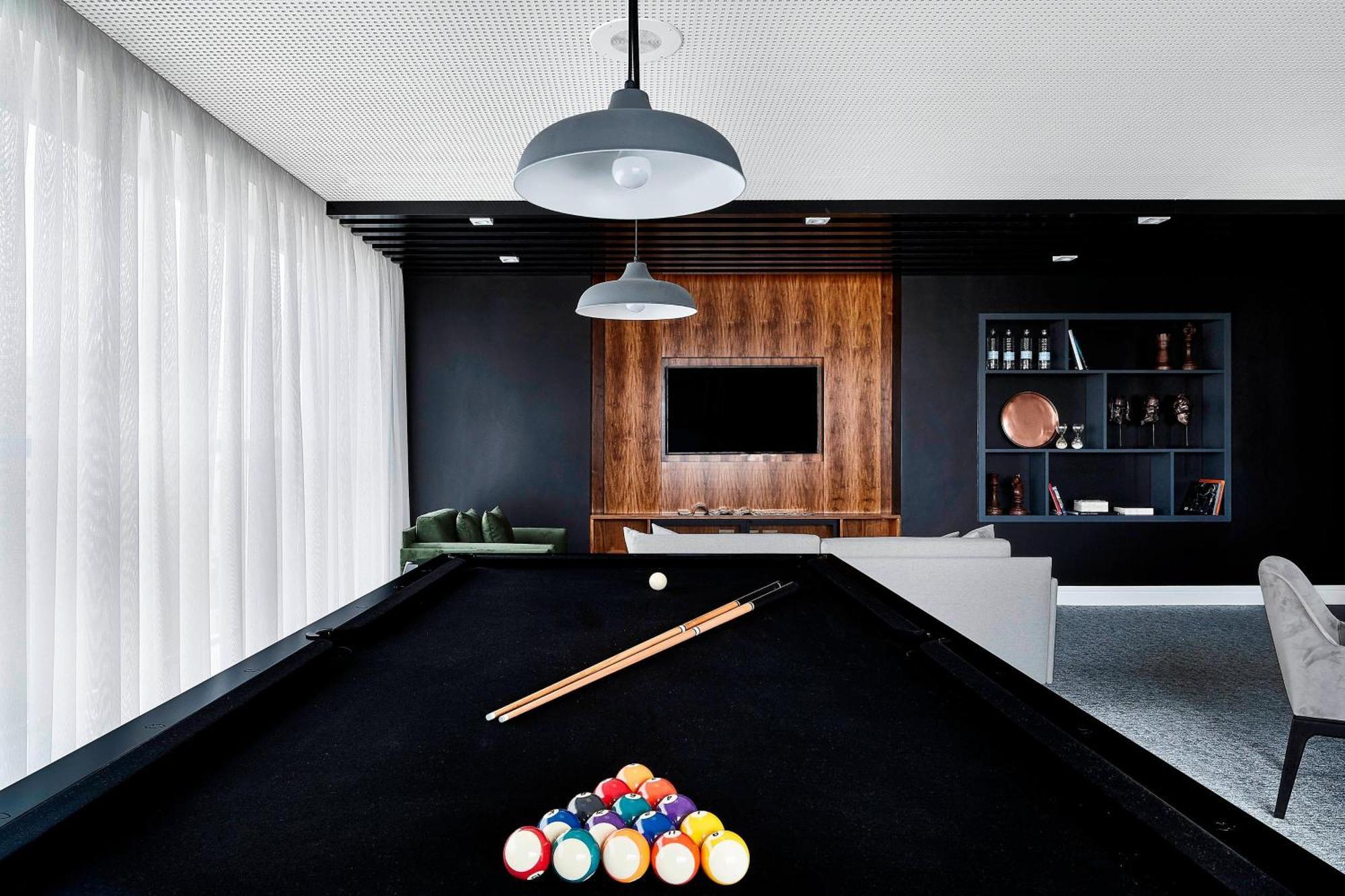 Sheraton Santos Hotel Εξωτερικό φωτογραφία The pool table at the home of the 2016 winner